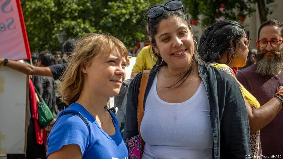 Greta Thunberg Shows Support for CJP Protesters at London Rally