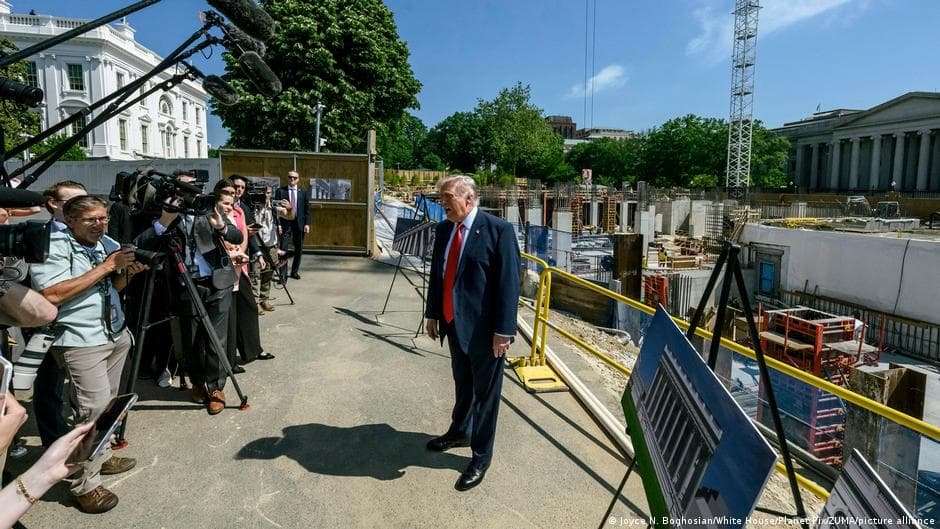 Trump Requests Supreme Court Approval for White House Ballroom Project