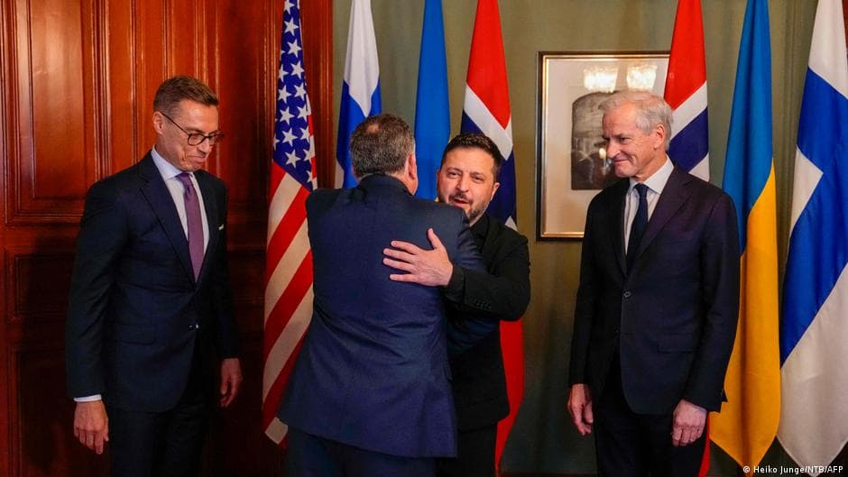 Ukrainian President Zelenskyy Meets with Leaders in Norway Amid U.S. Tensions