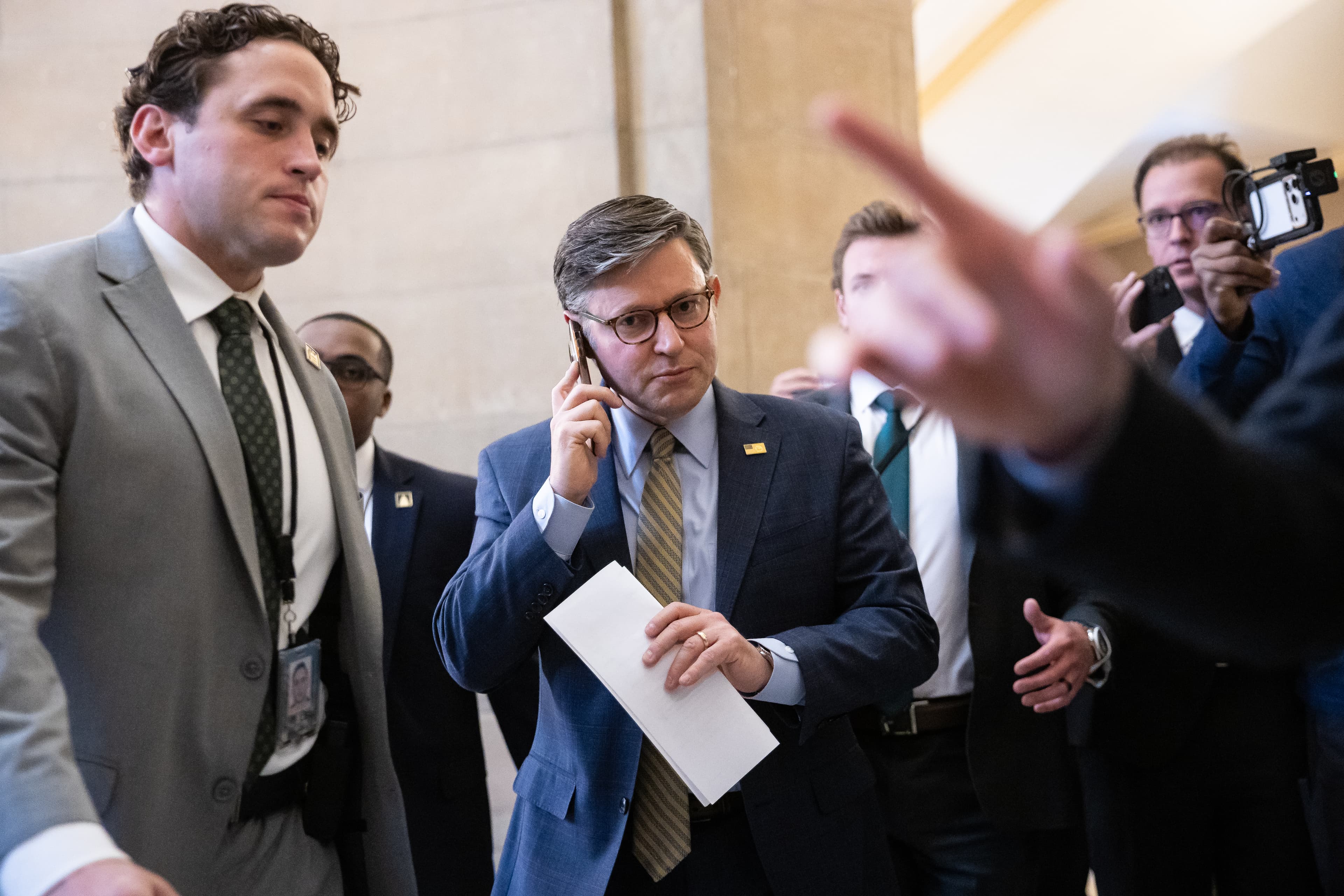 ‘It’s going to be a circus’: Inside Mike Johnson’s grueling week’