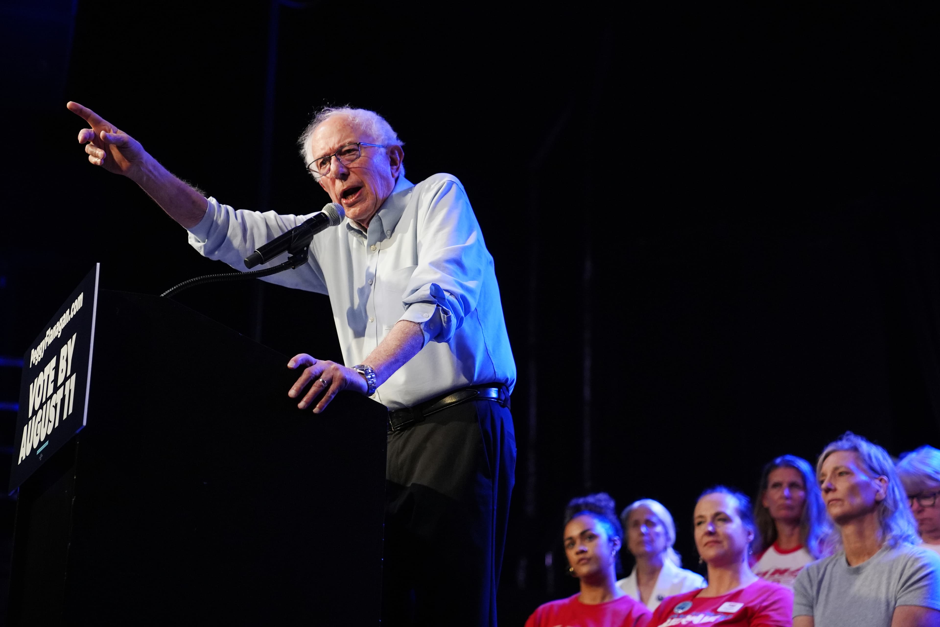 Bernie Sanders Addresses Progressives Concerned About Hong's Wisconsin Loss