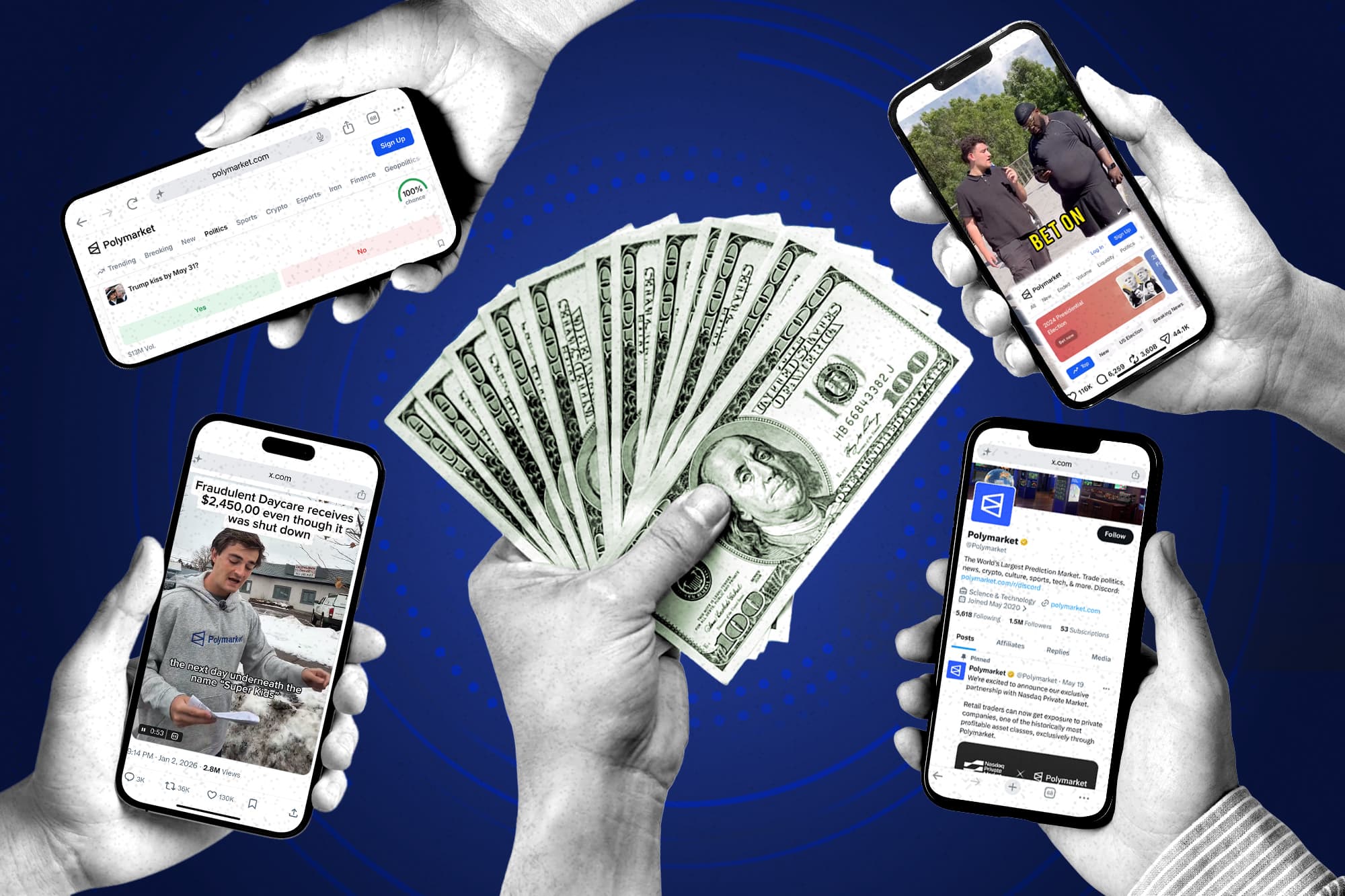 ‘Unbelievable how accurate’: How paid influencers hype Polymarket’s odds