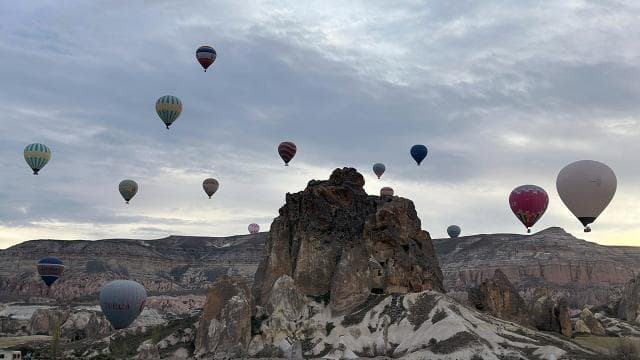 Kapadokya'da balon uçuşları yapılamıyor
