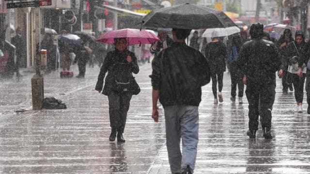 Edirne'de sağanak etkili