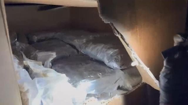 Edirne'de 220 kilogram uyuşturucu ele geçirildi