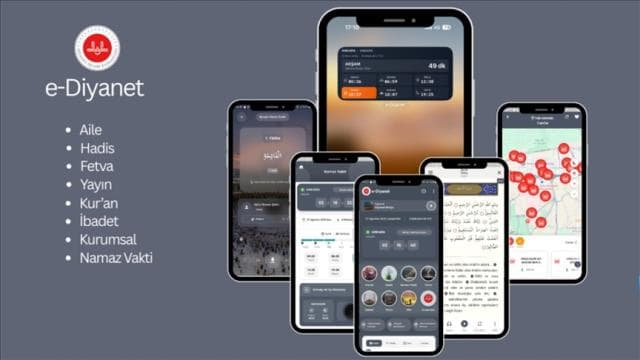 Diyanetin dijital uygulaması 1 milyondan fazla indirildi