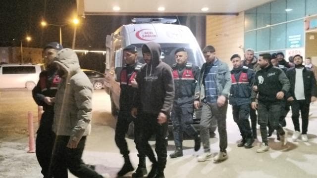 Bursa'da 7 düzensiz göçmen yakalandı