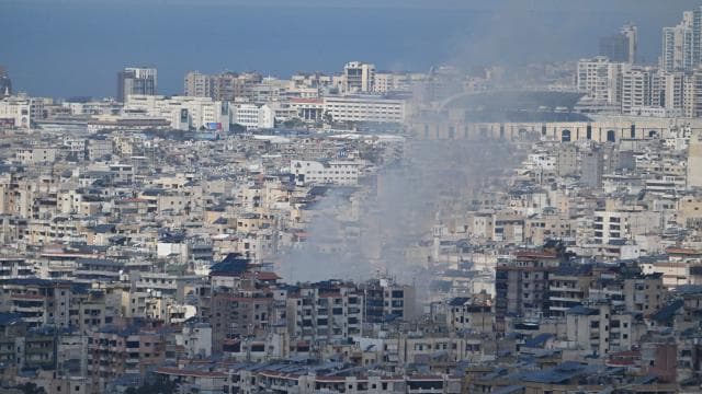 İşgalci İsrail'den Beyrut'un güneyi için saldırı tehdidi