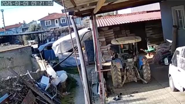 Denizli'deki deprem anı güvenlik kameralarında