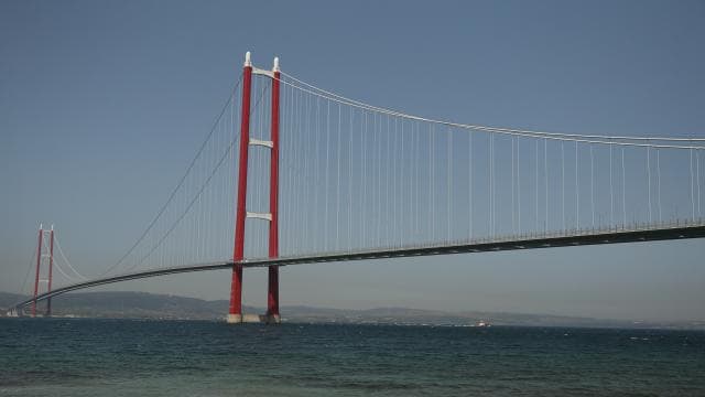 1915 Çanakkale Köprüsü ve MalkaraÇanakkale Otoyolu'nda 4 yılda 135 milyar lira tasarruf
