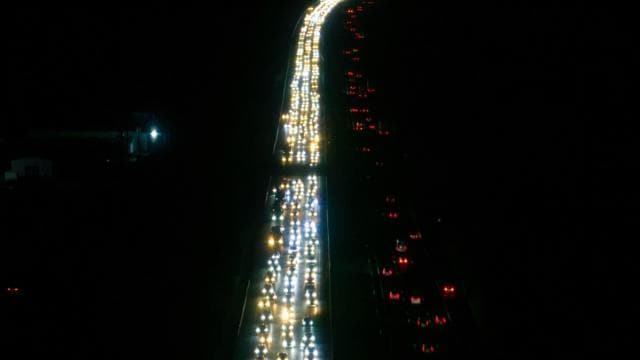 Ankara girişinde trafik yoğunluğu yaşanıyor