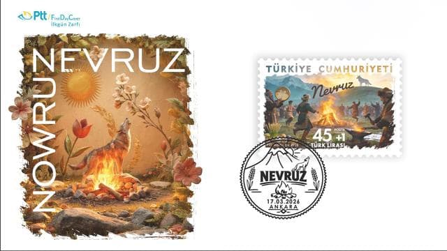 PTT'den 'Nevruz' pulu ve ilk gün zarfı