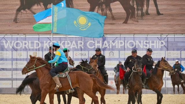 Kazakistanda uluslararası Kökpar turnuvası düzenlendi