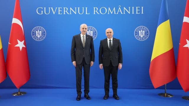 TBMM Başkanı Kurtulmuş, Romanya Başbakanı ile görüştü