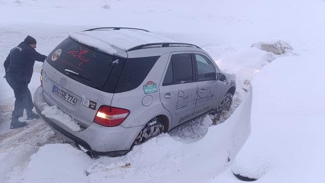 Nemrut Dağında ulaşım durdu