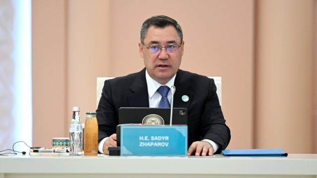 Kırgızistan Cumhurbaşkanı Caparov, TDT'nin artan prestijini değerlendirdi
