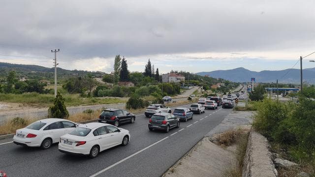 Muğla'da Kurban Bayramı tatili nedeniyle trafik yoğunluğu arttı