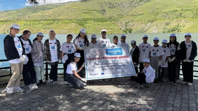 Malatya'daki köy okulu su koruma eğitimi veriyor