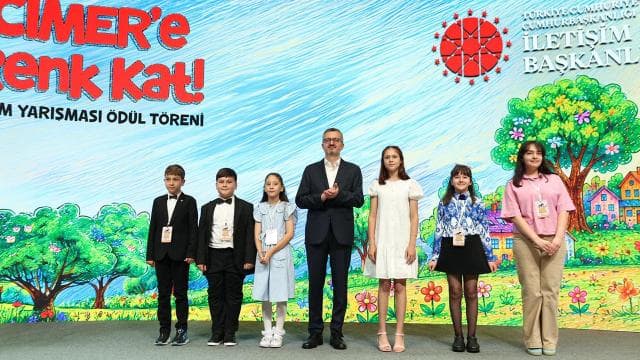 CİMER Resim Yarışmasında Çocuklar Ödüllerini Aldı