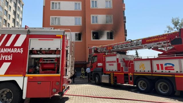 Kahramanmaraş'ta apartman dairesinde yangın: 3 kardeş yaşamını yitirdi