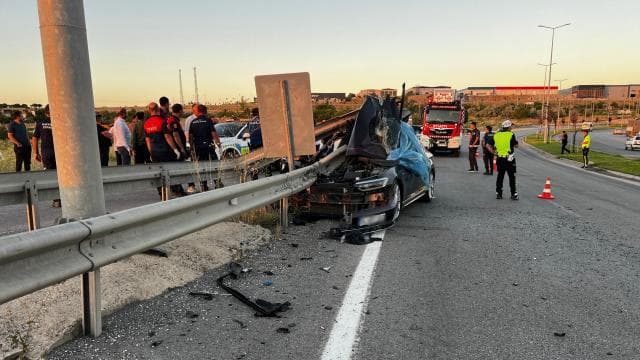 Kayseri'de düğün konvoyunda kaza: 1 ölü, 4 yaralı