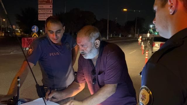 Alkollü sürücüye 602 bin lira ceza kesildi