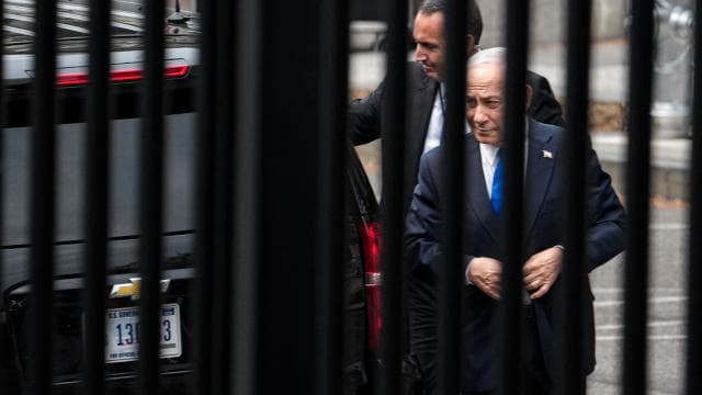 Beyaz Saray önünde Netanyahu'ya protesto düzenlendi