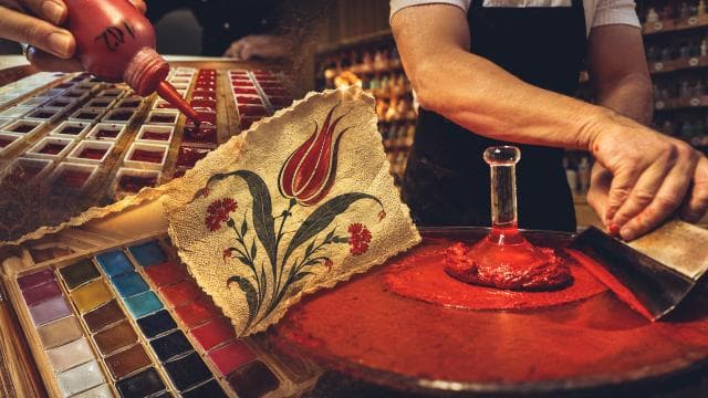 Osmanlı'nın eski boya reçeteleri geleneksel yöntemlerle yeniden üretiliyor