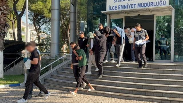 Manisa'da suç örgütüne yönelik operasyonda 36 kişi tutuklandı