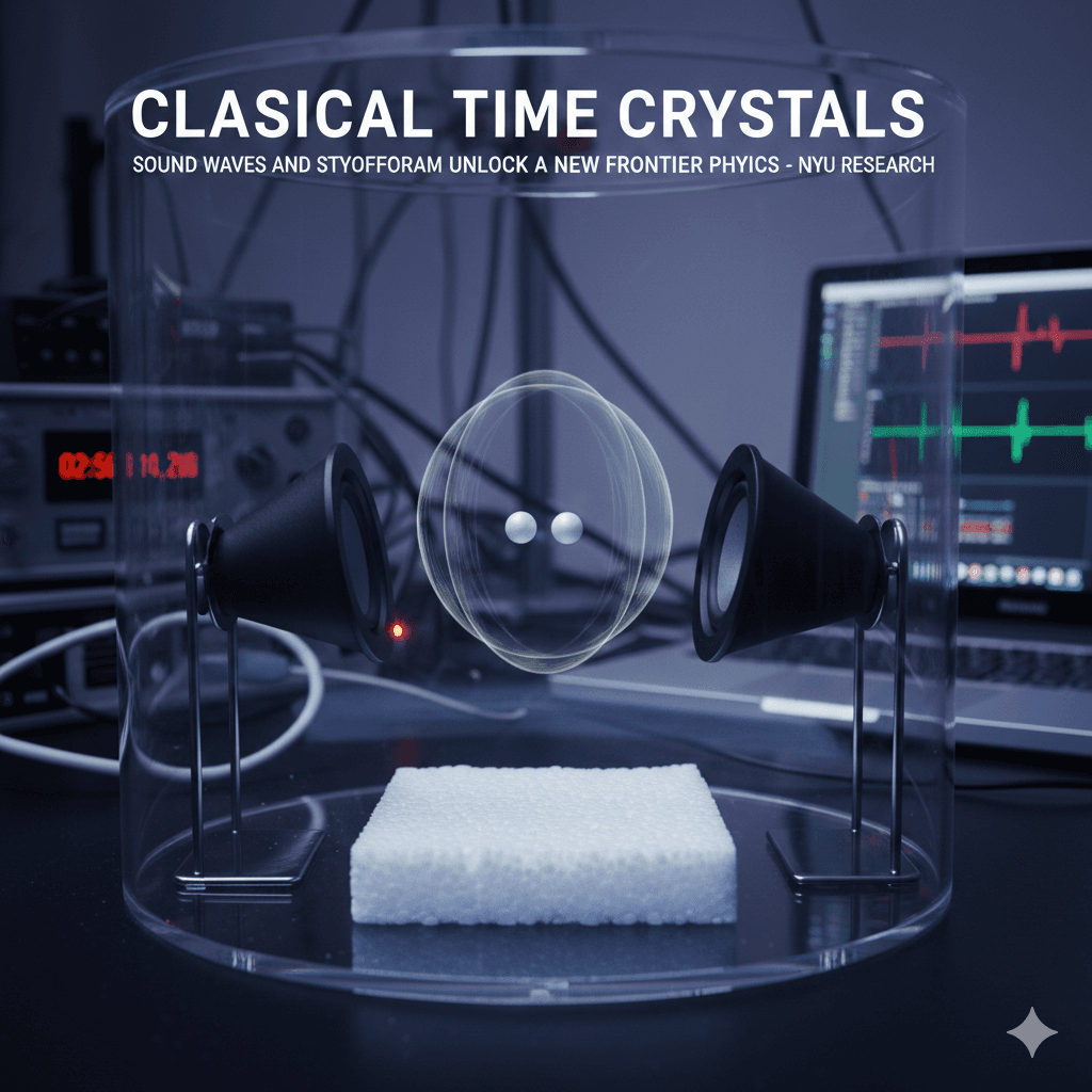 Styrofoam ve Ses Kullanarak Laboratuvarda Üretilen Zaman Kristali