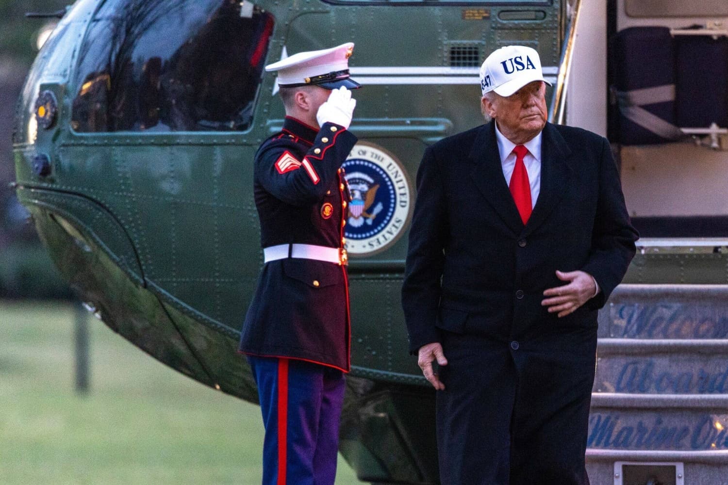 Trump urges Iranians to keep protesting, take names, saying 'help is on its way'