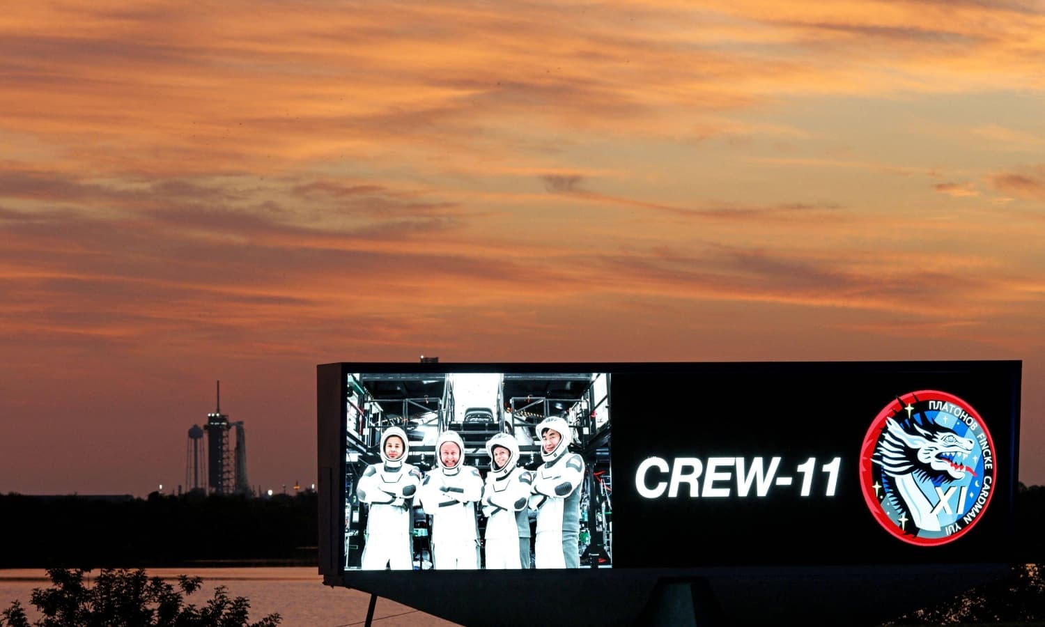 Space station crew including one Japanese return early due to medical issue