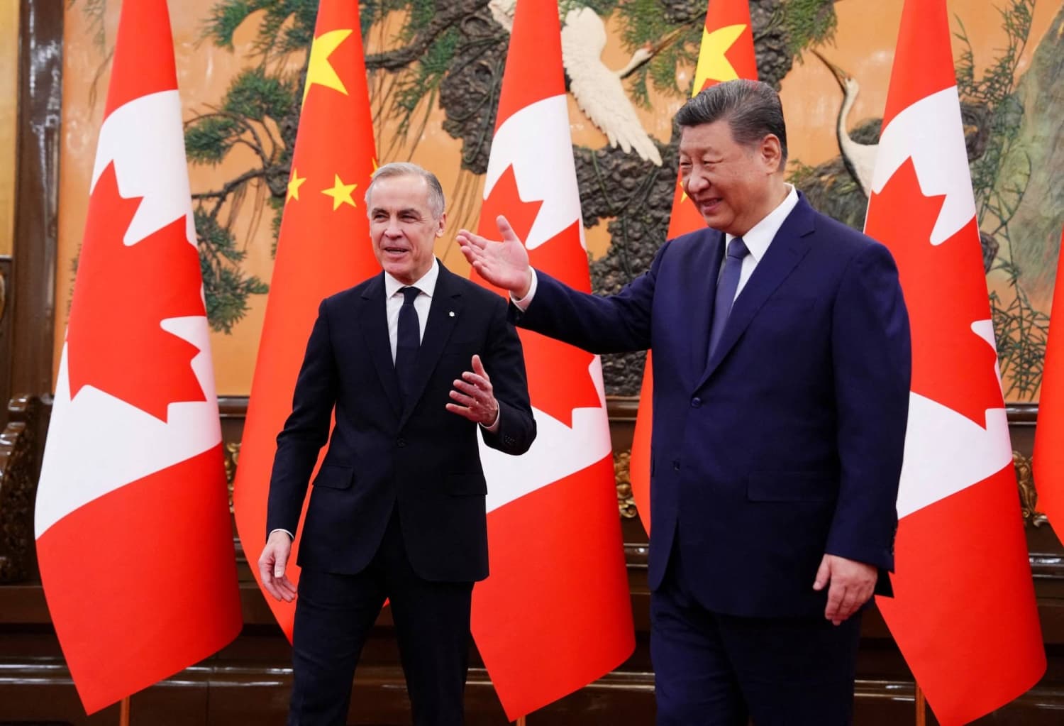 Carney meets Xi after touting importance of ties with China amid ‘new world order’