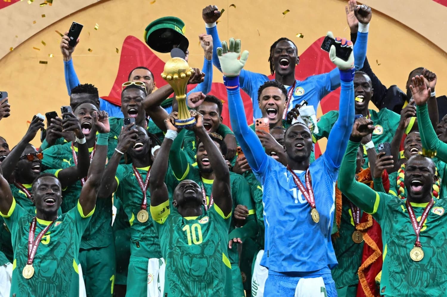 Senegal stuns Morocco in Africa Cup of Nations final marred by ugly scenes