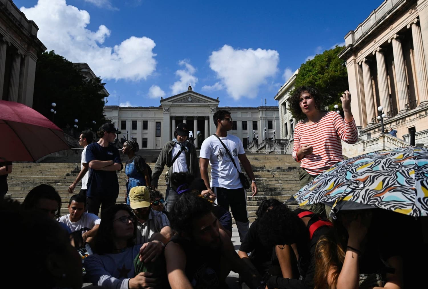 ‘My friends are still in jail’: Cubans take to the streets but fear crossing line