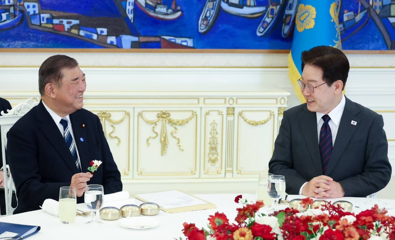 Former prime minister Ishiba meets with South Korean president in Seoul