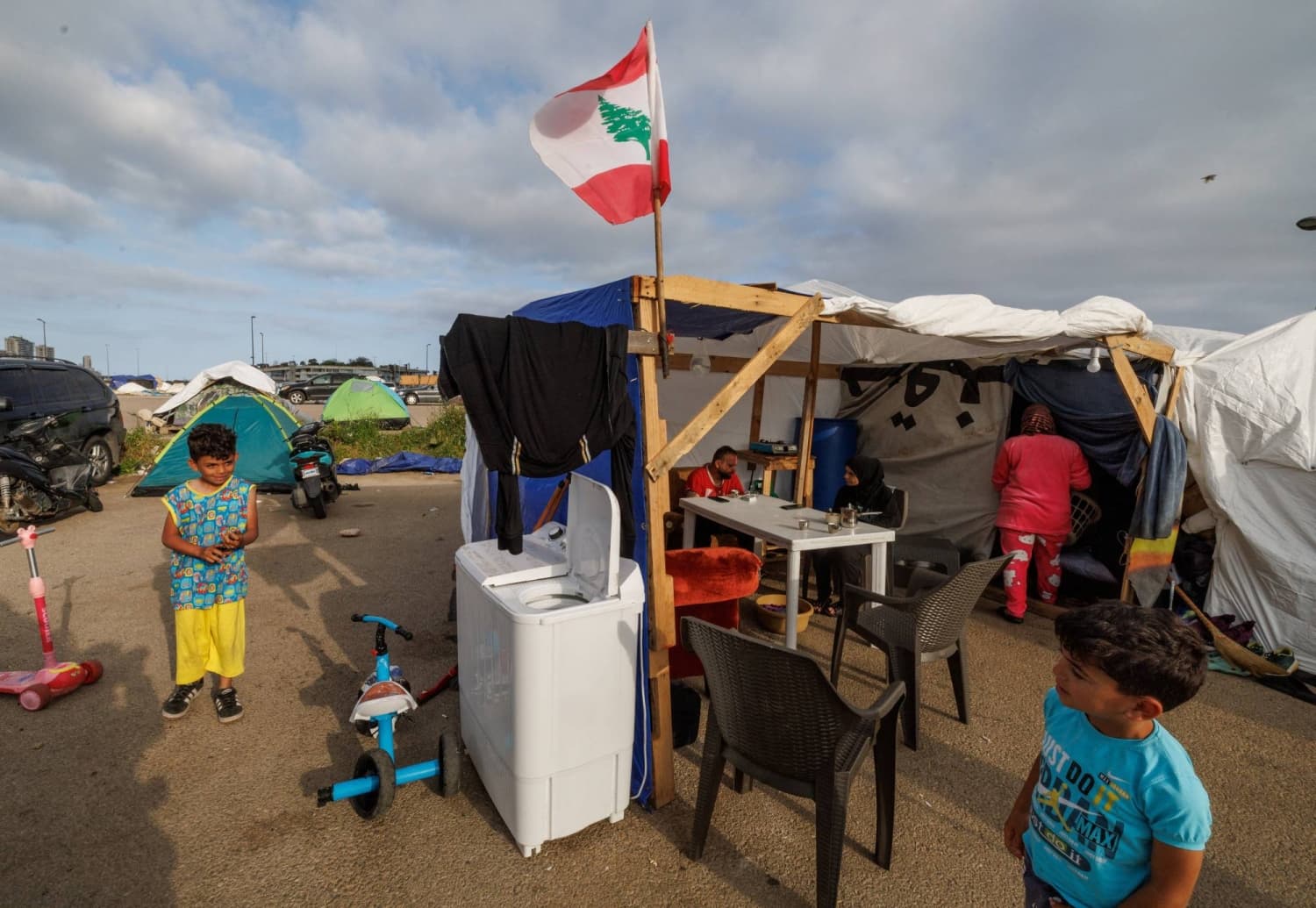 As war nears two months, displaced Lebanese family sinks into despair