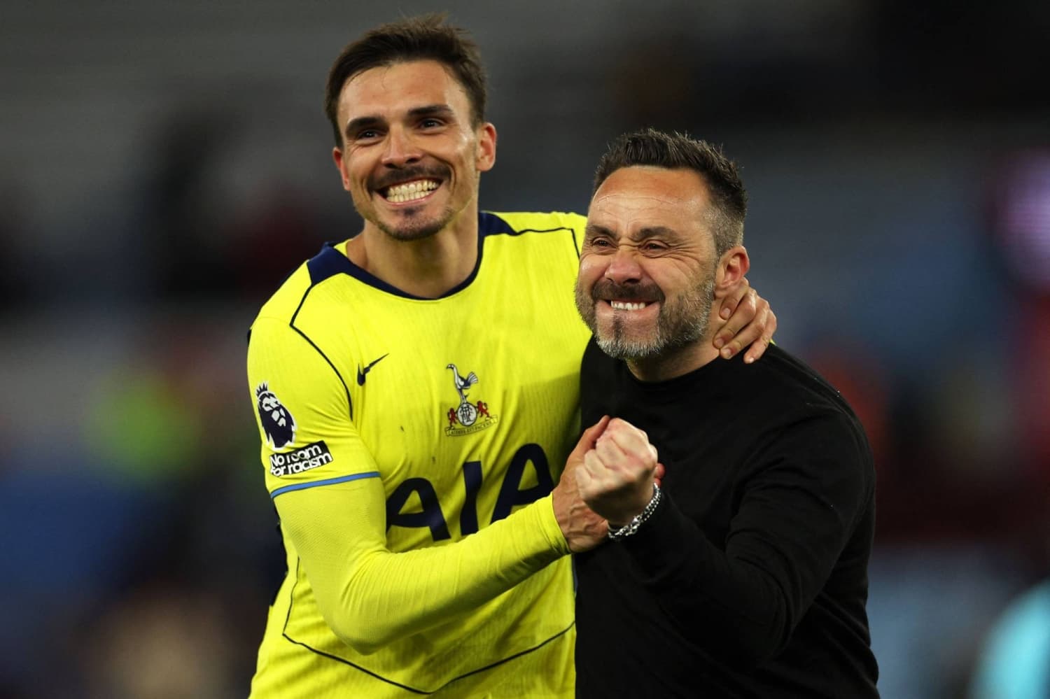 Tottenham climbs out of relegation zone with win at Aston Villa