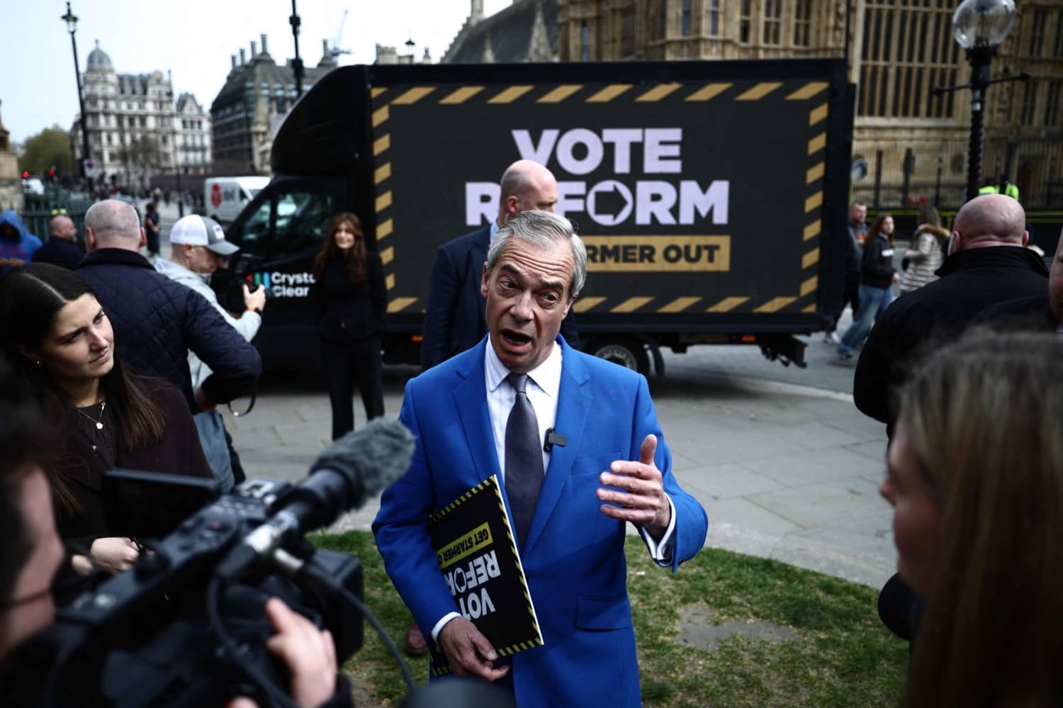Farage's Reform party sets sights on Scotland and Wales in battle for Britain