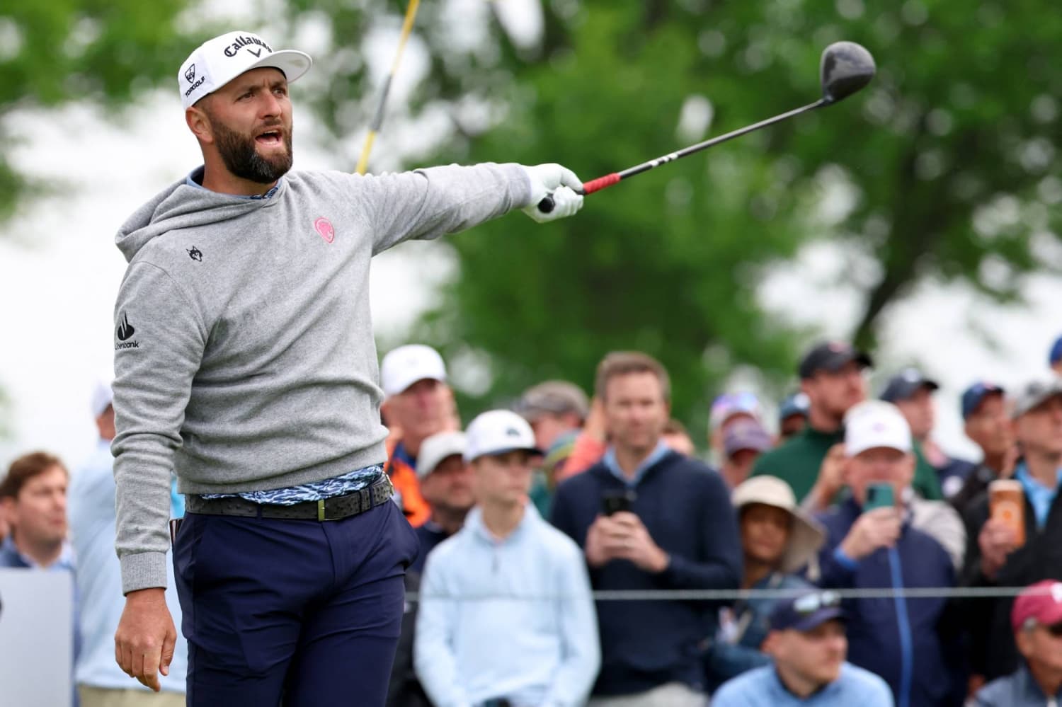 Jon Rahm Issues Apology After Accidentally Hitting Volunteer with Divot