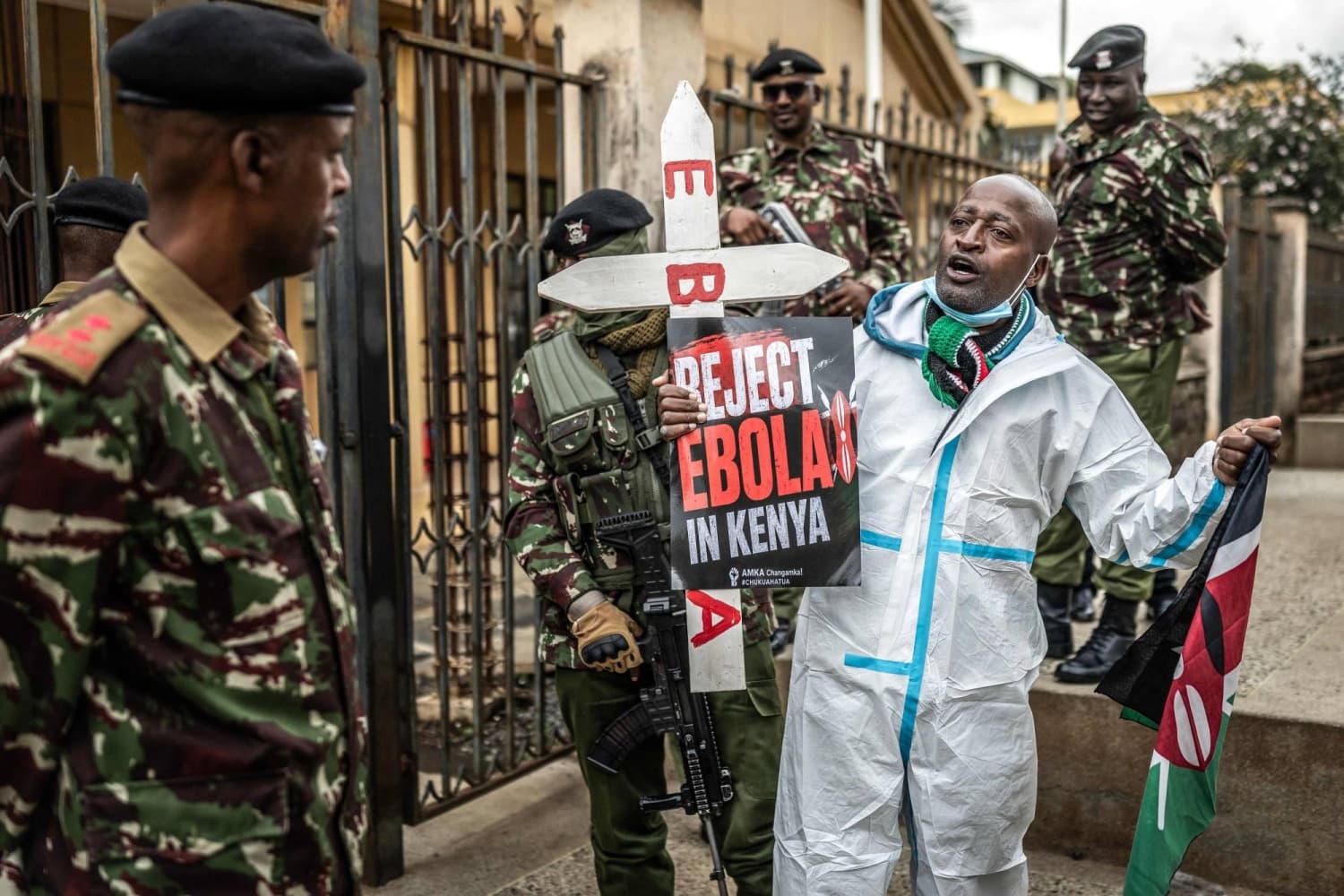 Protests in Kenya over U.S. Ebola facility result in two deaths, court upholds suspension