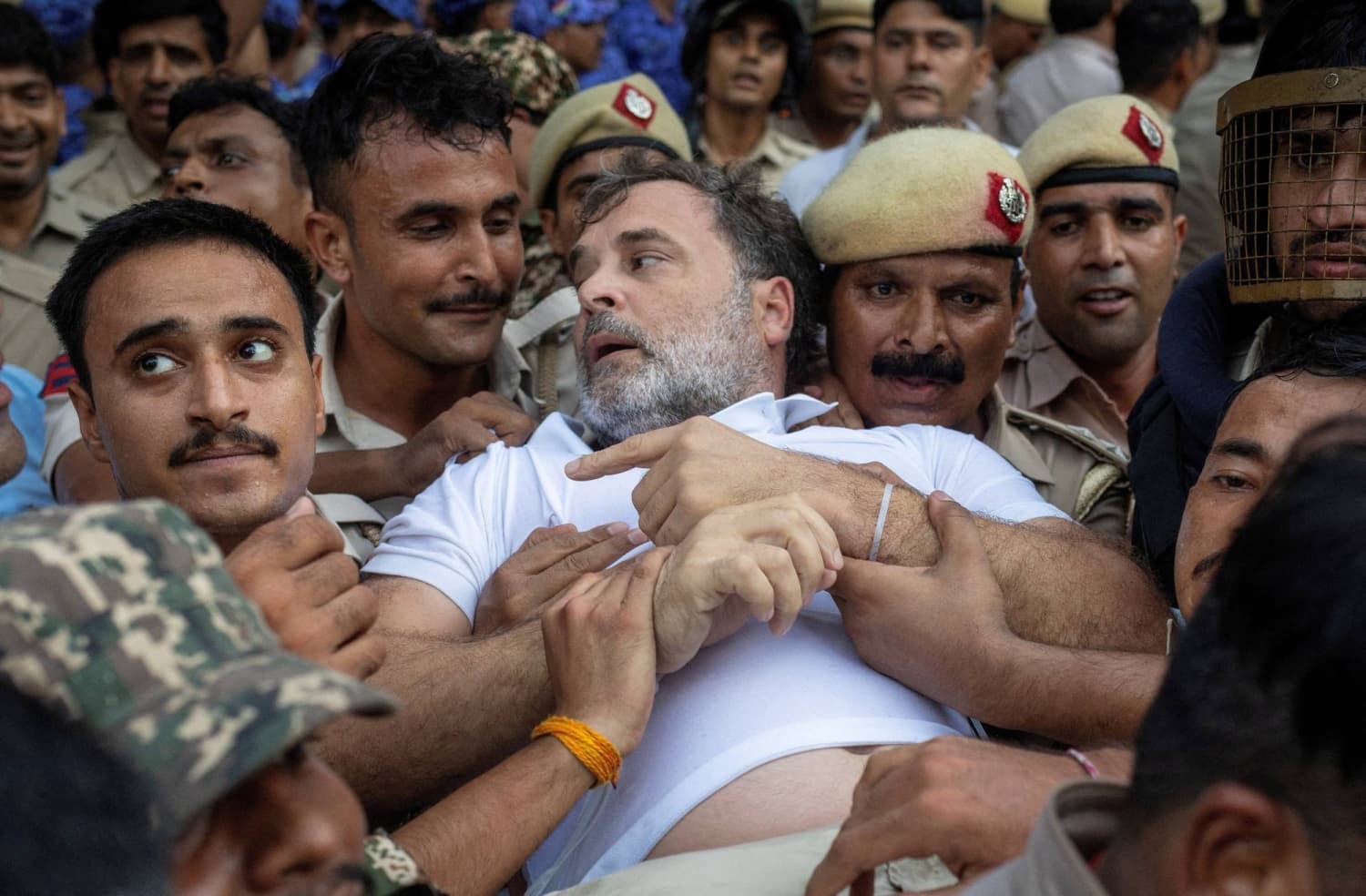 Rahul Gandhi Detained After Demanding Modi's Resignation Over Youth Issues