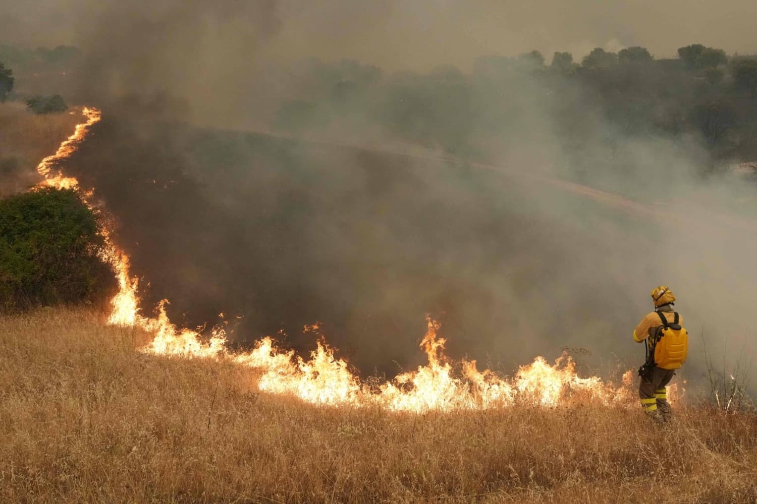 Over 166,000 people evacuated as wildfires rage in France and Spain