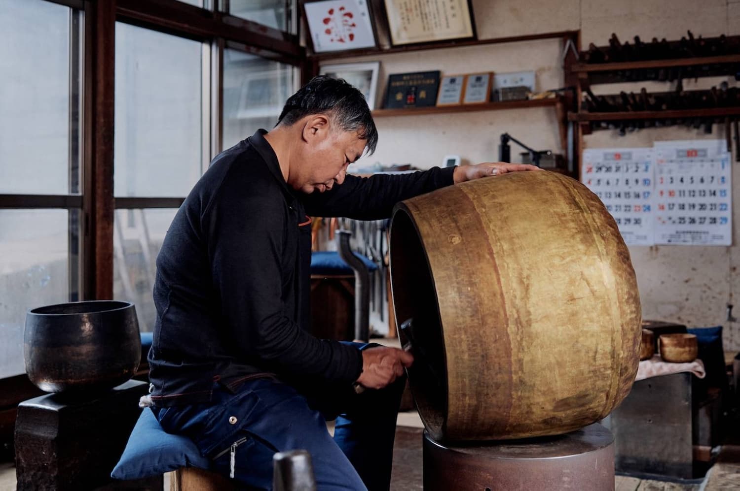 Crafting a Buddhist Bell Requires Inner Peace, Says Master Yoshinori Shimatani