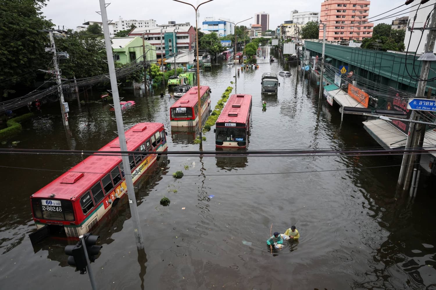 Bangkok Experiences Heavy Weekend Rainfall, Disrupting City Operations