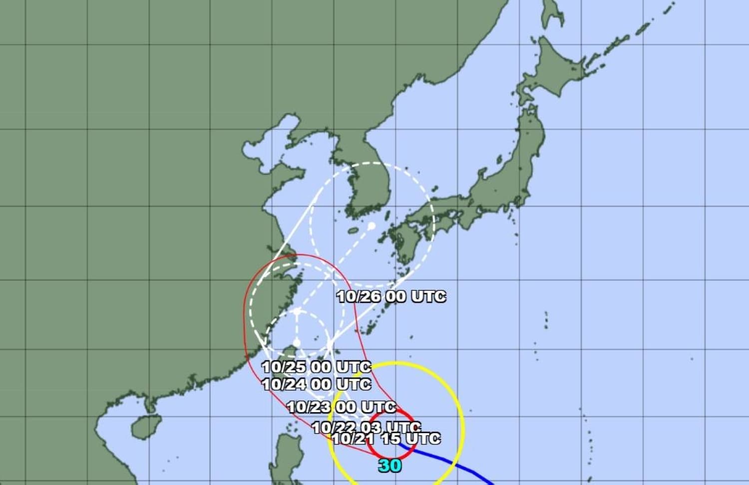 Japan Prepares for 30th Named Storm of the Year as Typhoon Champi Approaches Okinawa
