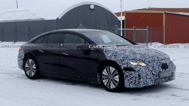 Makyajlı Mercedes-Benz EQS kış testlerinde görüntülendi