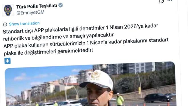 Emniyet Genel Müdürlüğü'nden yeni APP plaka açıklaması: "Son tarih 1 Nisan"