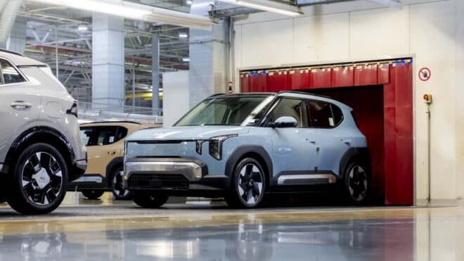 Türkiye’de de satılacak Kia EV2, üretim bandından inmeye başladı