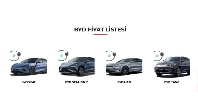 BYD Türkiye, fiyat listesinden Atto 3'ü de kaldırdı